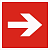 Знак F01-01 200*200 "Направляющая стрелка" пленка ФЭС в Кокшетау